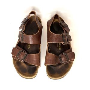 Birkenstock Milano - Brown Leather - Men's 10/43